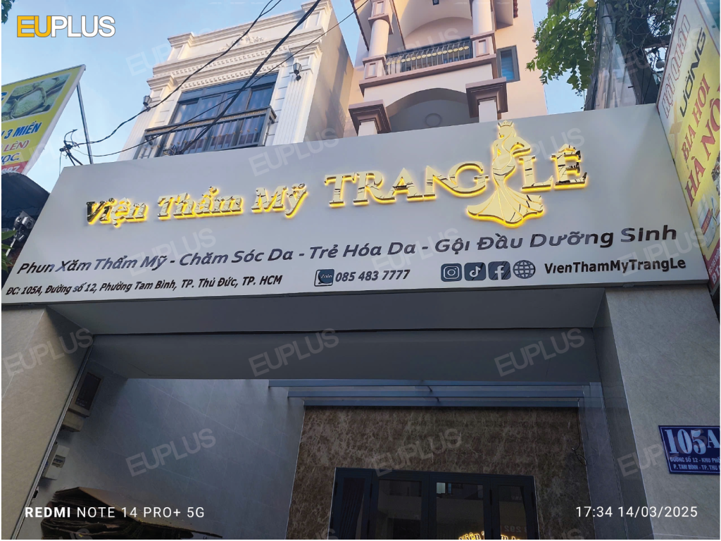 Bảng hiệu thẩm mỹ viện