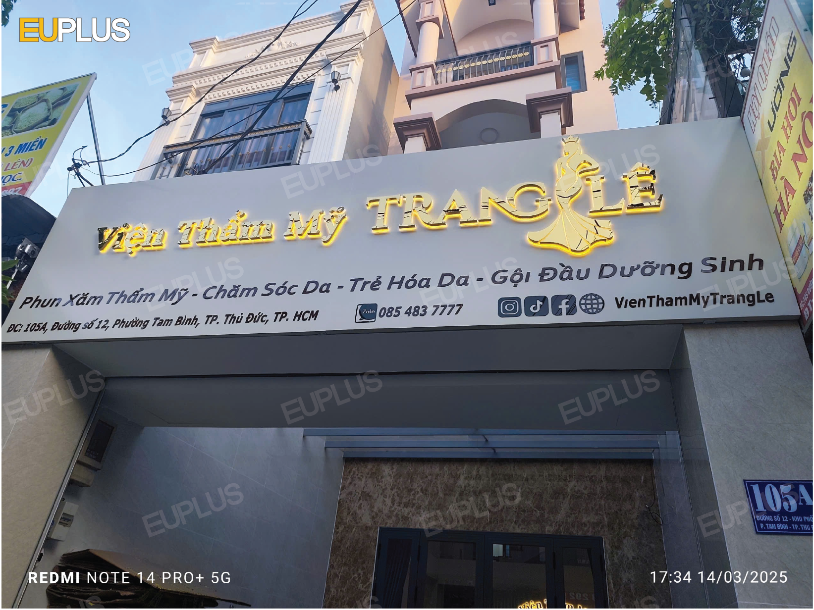 Bảng hiệu thẩm mỹ viện