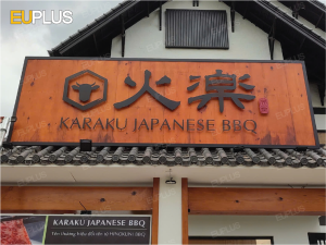 Thi công bang hiệu giá rẻ