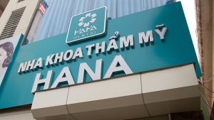 bảng hiệu phòng khám nha khoa