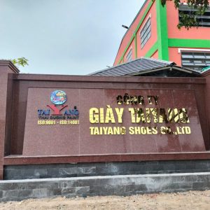 Thi công bảng tên nhà máy