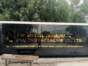 Thi công bảng tên chữ inox