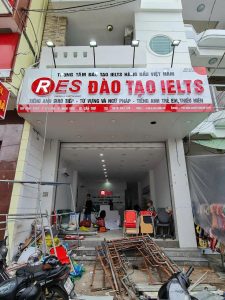 Thi công bảng hiệu anh ngữ 