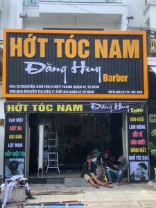 Thi công bảng hiệu tôn chuyên nghiệp